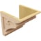 Ekena Millwork 12"W x 12"D x 12"H Wide Mayflower Rough Cedar Woodgrain TimberThane Corbel, Primed Tan CORUR12X12X12MAYRCPR - alternate 6